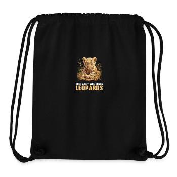 Leoparden Leopard - Stanley/Stella Recycled Gym Bag - black - Front