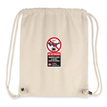 No Smart Glasses - Stanley/Stella recycelter Gym Bag - Naturweiß - Vorne