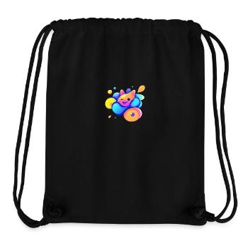 Happy - Stanley/Stella recycelter Gym Bag - Schwarz - Vorne