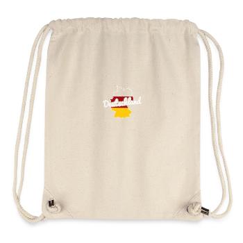 Deutschland Karte - Stanley/Stella recycelter Gym Bag - Naturweiß - Vorne