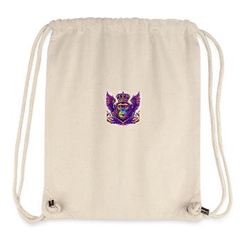 Affe Wappen Porträt Bunt - Stanley/Stella recycelter Gym Bag - Naturweiß - Vorne