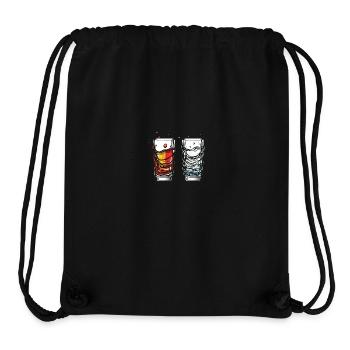 Tequila Glas - Stanley/Stella recycelter Gym Bag - Schwarz - Vorne