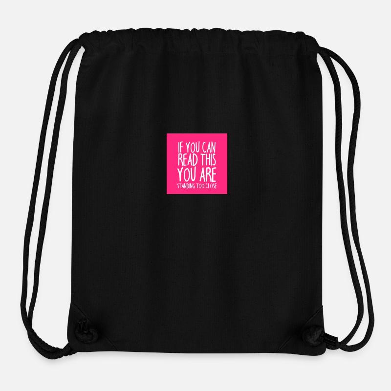 Mundschutz lustig Spruch - lustige Sprüche - Stanley/Stella recycelter Gym Bag - Schwarz