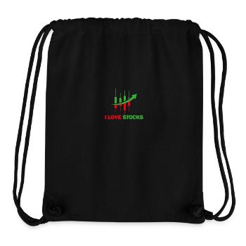 Love of stocks - Stanley/Stella Recycled Gym Bag - black - Front