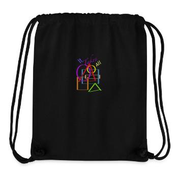 All shapes - Stanley/Stella Recycled Gym Bag - black - Front