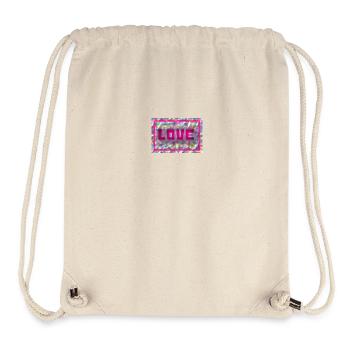 PAAR. ICH HABE GERADE GEHEIRATET. Junggesellinnenabschied. HEILIGER VALENTINSTAG. MARIES - Stanley/Stella recycelter Gym Bag - Naturweiß - Vorne
