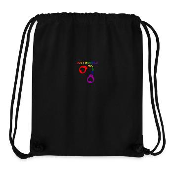 Just married Homosexuell Heirat - Stanley/Stella recycelter Gym Bag - Schwarz - Vorne