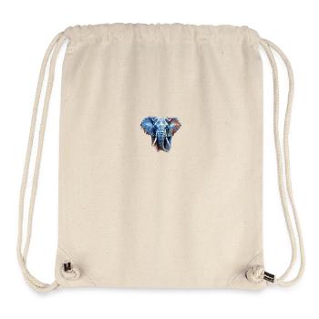 Elefant - Stanley/Stella recycelter Gym Bag - Naturweiß - Vorne