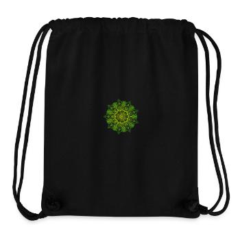 Mandala Energy Green Gradient Blast - Stanley/Stella Recycled Gym Bag - black - Front