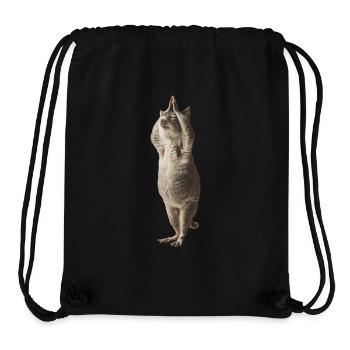 Chinchilla - Stanley/Stella recycelter Gym Bag - Schwarz - Vorne
