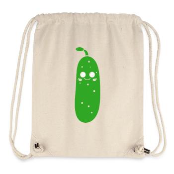 Gurke - Stanley/Stella recycelter Gym Bag - Naturweiß - Vorne
