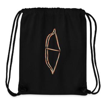 Arc et flèches - Sac à cordon recyclé Stanley/Stella - noir - Devant