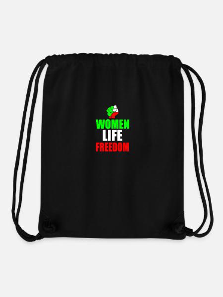 Women life freedom iran - Stanley/Stella Recycled Gym Bag - black