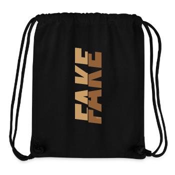 Fake superscript - Stanley/Stella Recycled Gym Bag - black - Front