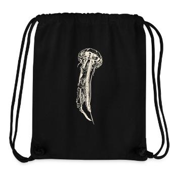 Qualle Jellyfish Ozean maritim save the deep blue - Stanley/Stella recycelter Gym Bag - Schwarz - Vorne