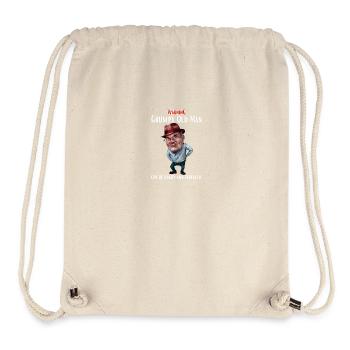 Attention vieil homme - Sac à cordon recyclé Stanley/Stella - blanc naturel - Devant