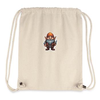 Mischievous Dwarven Warrior - Stanley/Stella Recycled Gym Bag - natural - Front