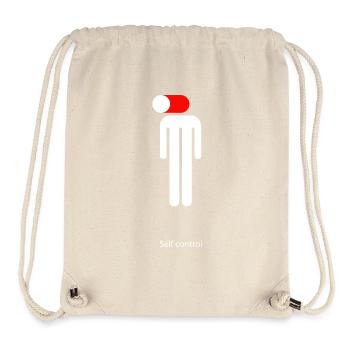 Self control - Stanley/Stella recycelter Gym Bag - Naturweiß - Vorne
