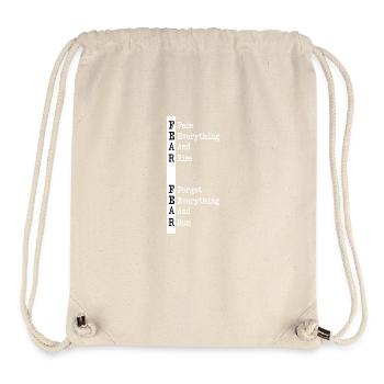 Fighting Spirit Positive Thinking Kraft Strong Tshirt - Stanley/Stella Recycled Gym Bag - natural - Front