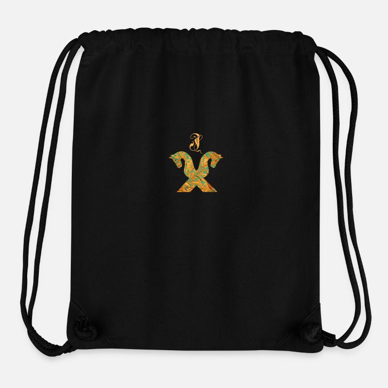 pferdegiebel e 95 i - Stanley/Stella recycelter Gym Bag - Schwarz