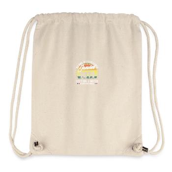 Vintage Cadeau Anniversaire 52 Ans Janvier 1971 - Sac à cordon recyclé Stanley/Stella - blanc naturel - Devant