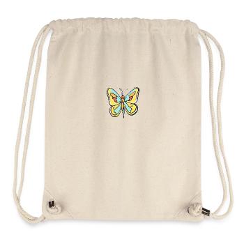Schmetterling - Stanley/Stella recycelter Gym Bag - Naturweiß - Vorne