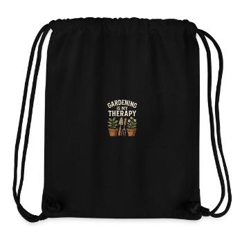 Gartenarbeit Entspannung Sprüche Garten Natur - Stanley/Stella recycelter Gym Bag - Schwarz - Vorne