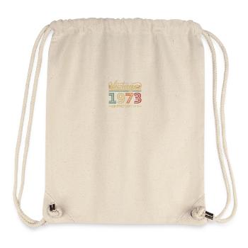 Vintage 1973 Retro Jubiläum - Stanley/Stella recycelter Gym Bag - Naturweiß - Vorne