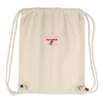 Supermom Mother s Day - Stanley/Stella recycelter Gym Bag - Naturweiß - Vorne