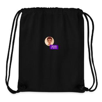 WMN PWR - Female Face - 03 - Stanley/Stella Recycled Gym Bag - black - Front