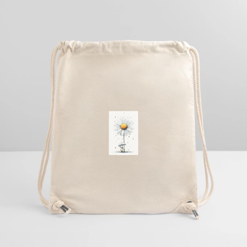 Gänseblümchen Bär mit Regenschirm Stanley/Stella recycelter Gym Bag