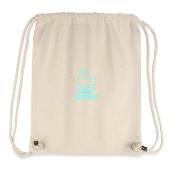 Durchhaltearm Keep Going - Stanley/Stella Recycled Gym Bag - natural - Front