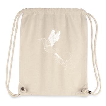 fanciful hummingbird - Stanley/Stella Recycled Gym Bag - natural - Front