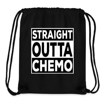 Chimio Straight Outta - Sac à cordon recyclé Stanley/Stella - noir - Devant