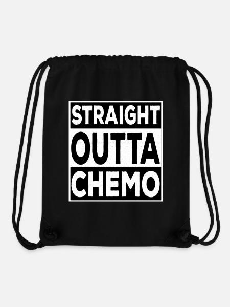 Chimio Straight Outta - Sac à cordon recyclé Stanley/Stella - noir