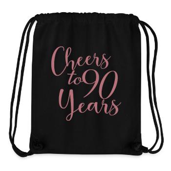 Prost auf 90 Jahre 90. Geburtstag - Stanley/Stella recycelter Gym Bag - Schwarz - Vorne