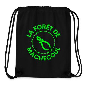 la septième compagnie, la 7ème compagnie - Sac à cordon recyclé Stanley/Stella - noir - Devant