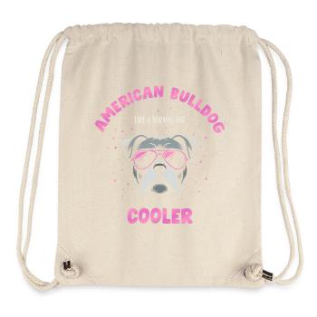 American Bulldog normal dog but cooler - pink - Stanley/Stella Recycled Gym Bag - natural - Front