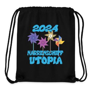 Ship of Fools Utopia 2024 - Dates - Stanley/Stella Recycled Gym Bag - black - Front