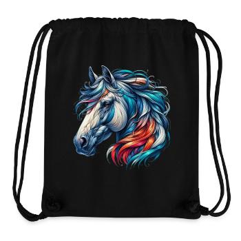 Horse - Stanley/Stella Recycled Gym Bag - black - Front