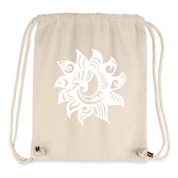 Seltsame weiße Sonne - Stanley/Stella recycelter Gym Bag - Naturweiß - Vorne