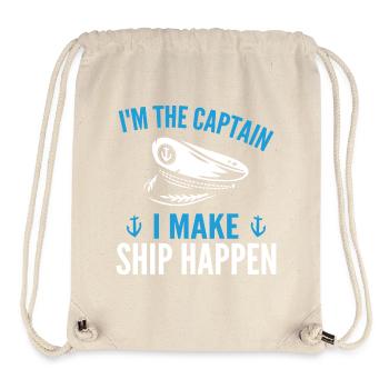 Boot Yacht Segelschiff Segelsport Geschenk - Stanley/Stella recycelter Gym Bag - Naturweiß - Vorne