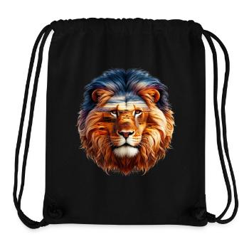 Lion - Stanley/Stella Recycled Gym Bag - black - Front