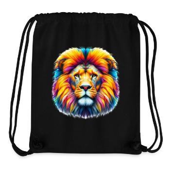 Lion - Stanley/Stella Recycled Gym Bag - black - Front