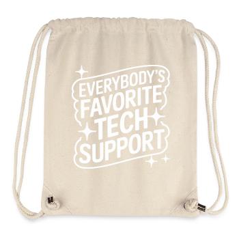 Technischer Support Computerfreak Nerd - Stanley/Stella recycelter Gym Bag - Naturweiß - Vorne