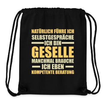 Journeyman Craft Journeyman's Certificate Gift - Stanley/Stella Recycled Gym Bag - black - Front