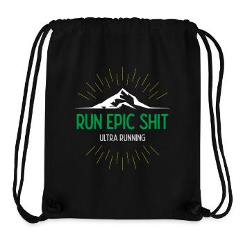 Run Epic Shit - Ultra Running - Sac à cordon recyclé Stanley/Stella - noir - Devant