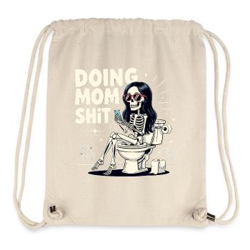 Faire des conneries de maman Drôle de fête des mères Faire des conneries de maman - Sac à cordon recyclé Stanley/Stella - blanc naturel - Devant