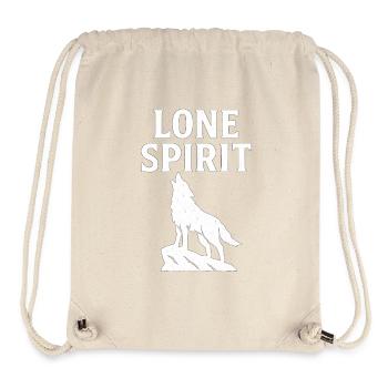 Lone Wolf Spirit Design - Stanley/Stella Recycled Gym Bag - natural - Front