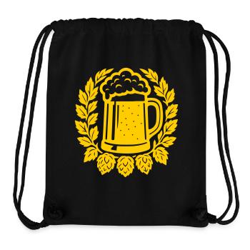 Bier - Stanley/Stella Recycled Gym Bag - black - Front